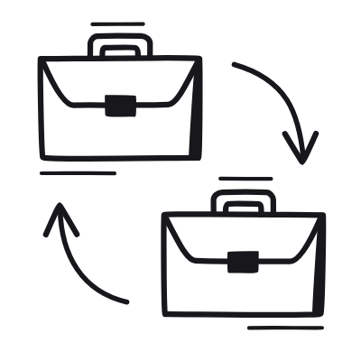 B2B, Animated Icon, Black