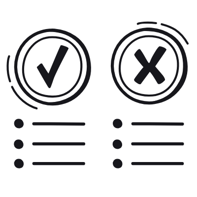 Rules, Animated Icon, Black