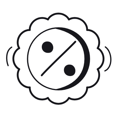 Sale, Animated Icon, Black