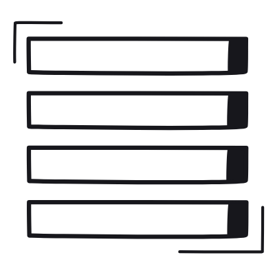 Grid Headline, Animated Icon, Black