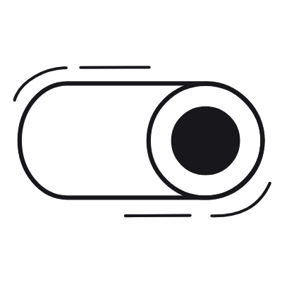 Toggle Right, Animated Icon, Black