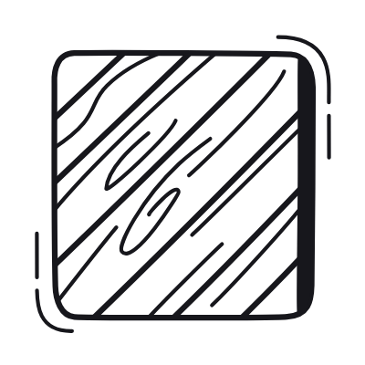 Wooden Floor, Animated Icon, Black