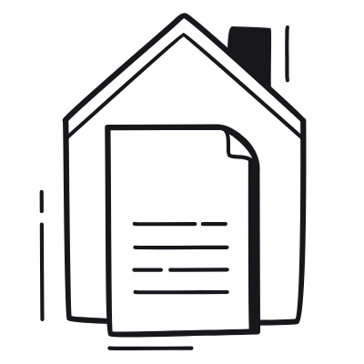 Home File, Animated Icon, Black