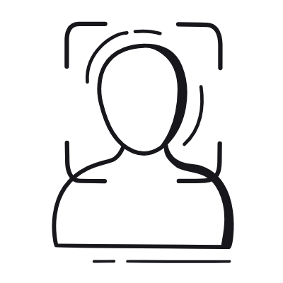 Face ID, Animated Icon, Black