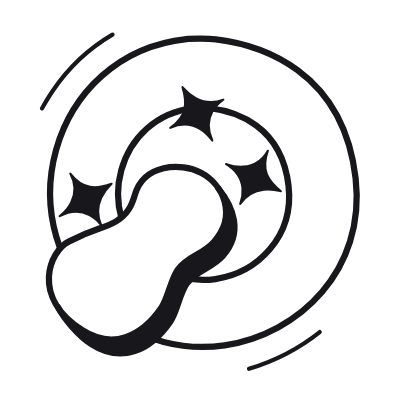 Plate Cleaning, Animated Icon, Black