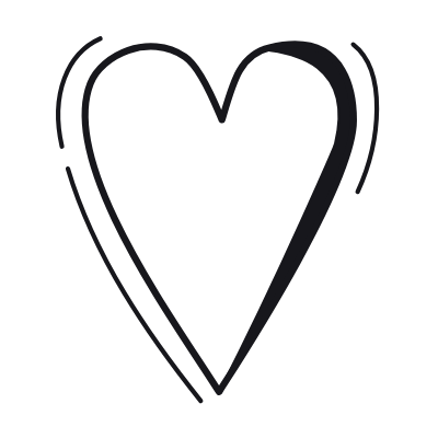 Heart, Animated Icon, Black