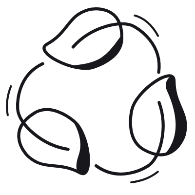 Eco, Animated Icon, Black