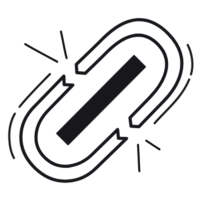 Link, Animated Icon, Black