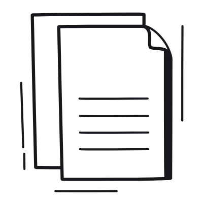 Documents, Animated Icon, Black