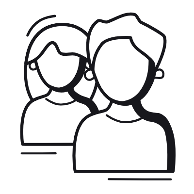 Couple, Animated Icon, Black