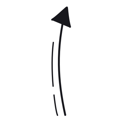 Arrow Up, Animated Icon, Black