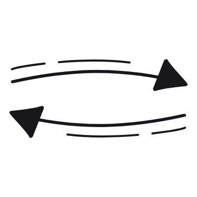 Directions, Animated Icon, Black