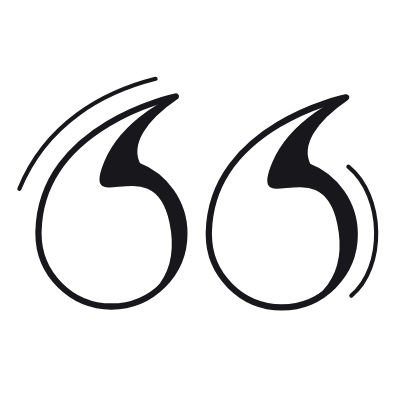 Quotation, Animated Icon, Black