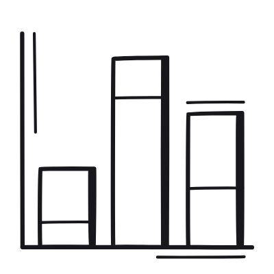 Bar Chart, Animated Icon, Black