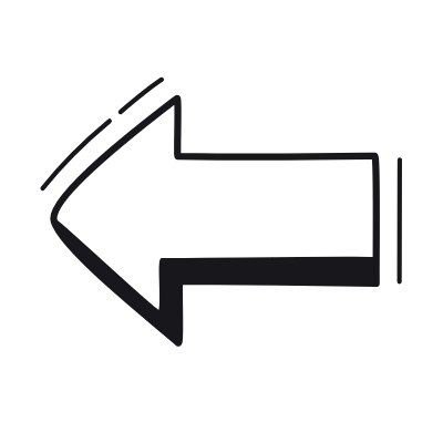 Arrow Left, Animated Icon, Black