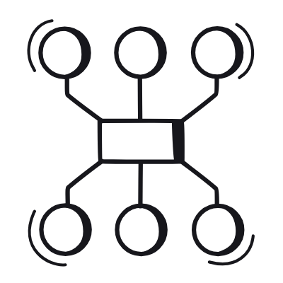 Multichannel, Animated Icon, Black