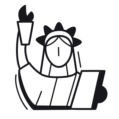 New York, Animated Icon, Black