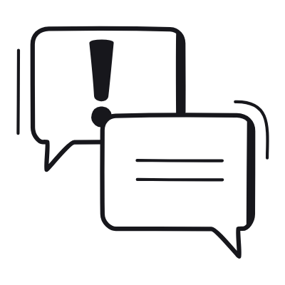 Messages Complaint, Animated Icon, Black