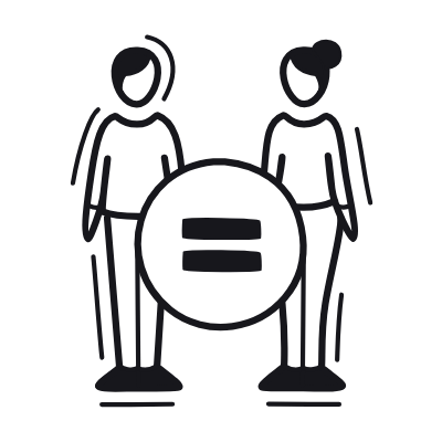 Equality, Animated Icon, Black