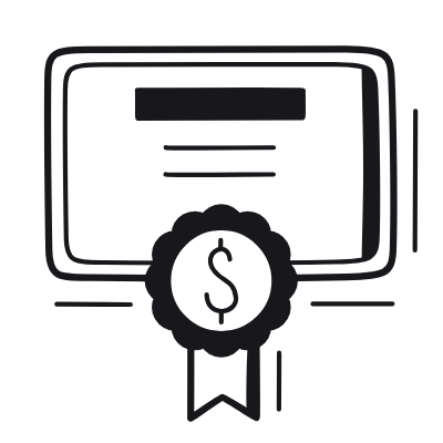 Bond Market, Animated Icon, Black