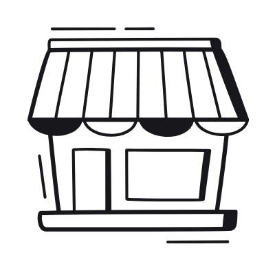 Shop, Animated Icon, Black