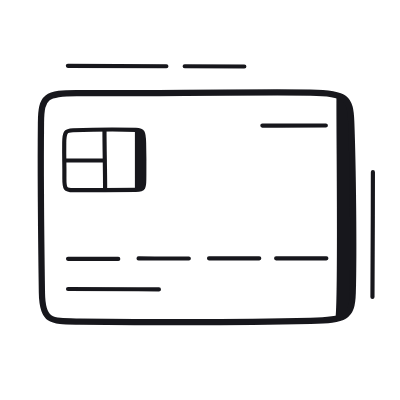 Credit Card, Animated Icon, Black