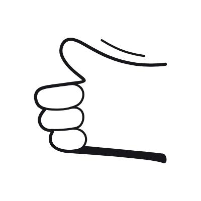 Thumb Up, Animated Icon, Black