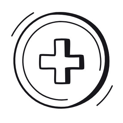 Plus Circle, Animated Icon, Black