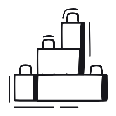Bricks Toy, Animated Icon, Black