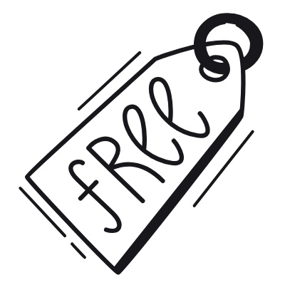 Free, Animated Icon, Black