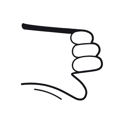 Thumb Down, Animated Icon, Black