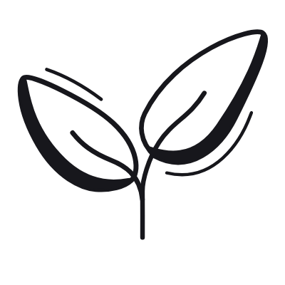 Plant, Animated Icon, Black