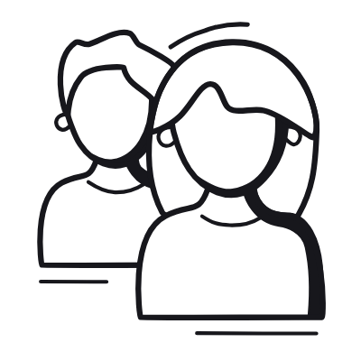 Couple, Animated Icon, Black