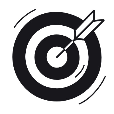 Target, Animated Icon, Black