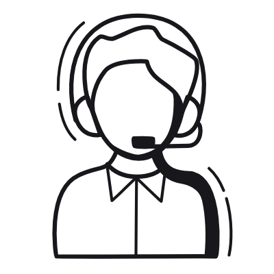 Customer Service, Animated Icon, Black