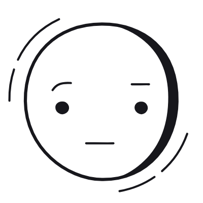 Skeptic, Animated Icon, Black