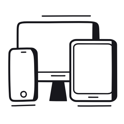 Responsive, Animated Icon, Black