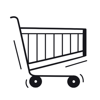 Trolley, Animated Icon, Black