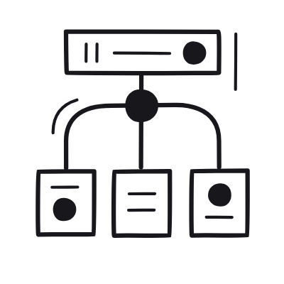 Load Balancer, Animated Icon, Black