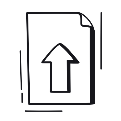 File Upload, Animated Icon, Black