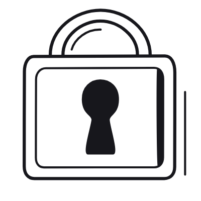 Lock, Animated Icon, Black