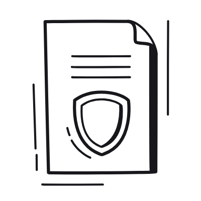File Policy, Animated Icon, Black