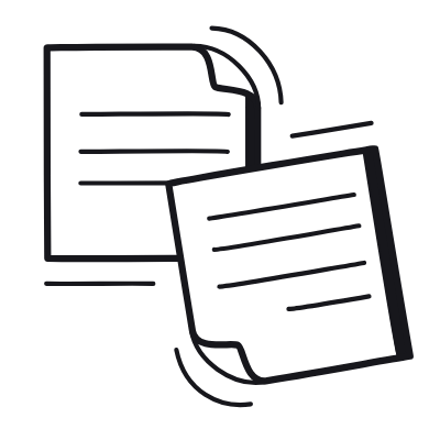 Sticky Notes, Animated Icon, Black