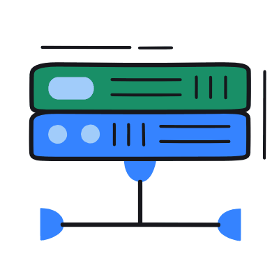 Server, Animated Icon, Color