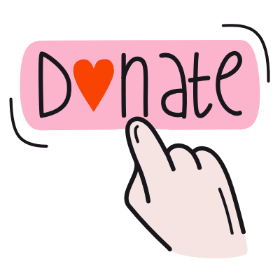 Donate Button, Animated Icon, Color