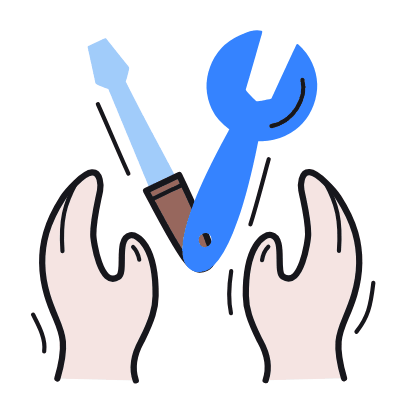 Hands Tools, Animated Icon, Color