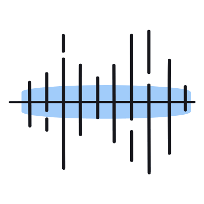 Sound Waves, Animated Icon, Color