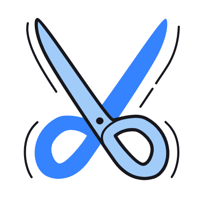 Scissors, Animated Icon, Color