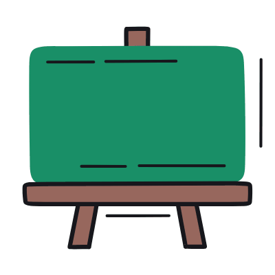 Blackboard, Animated Icon, Color
