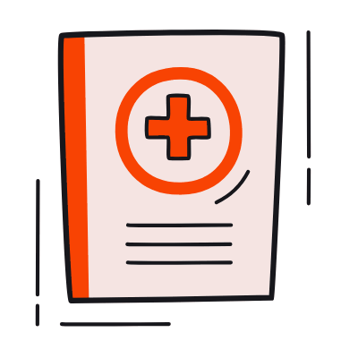 Medical Book, Animated Icon, Color